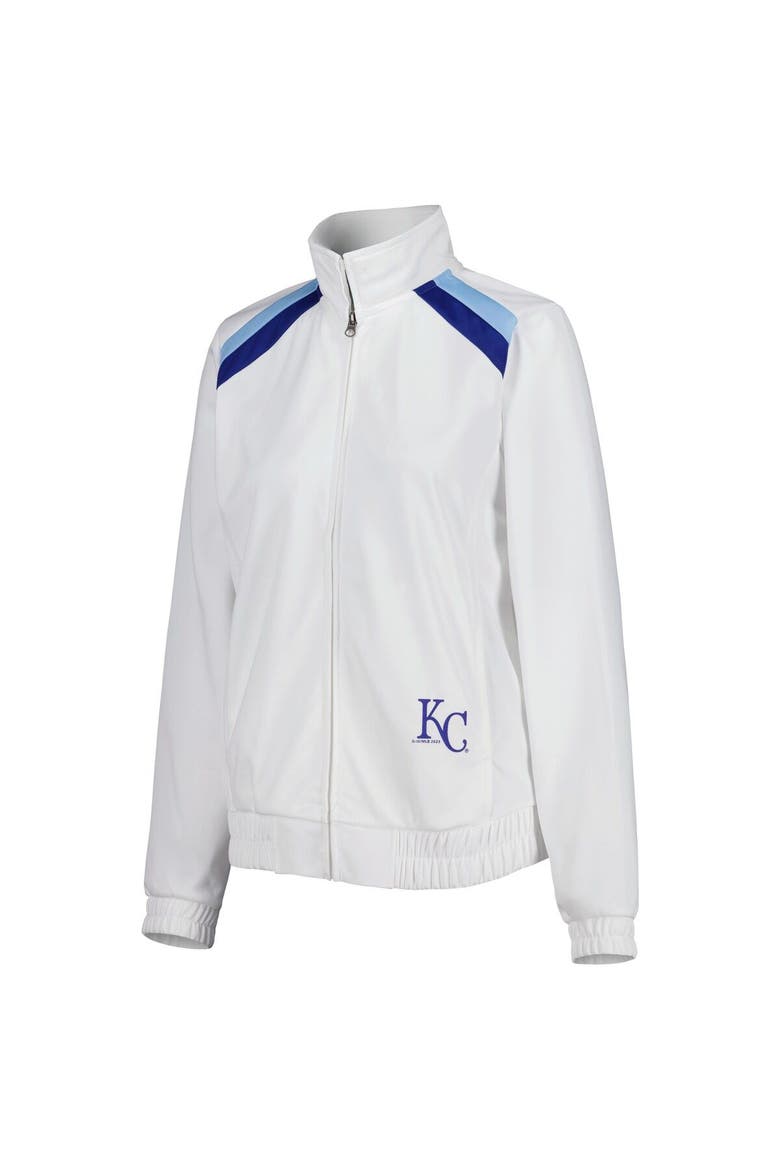 Women's G-III 4Her by Carl Banks White Kansas City Royals Red Flag Full-Zip Track Jacket, Alternate, color, White