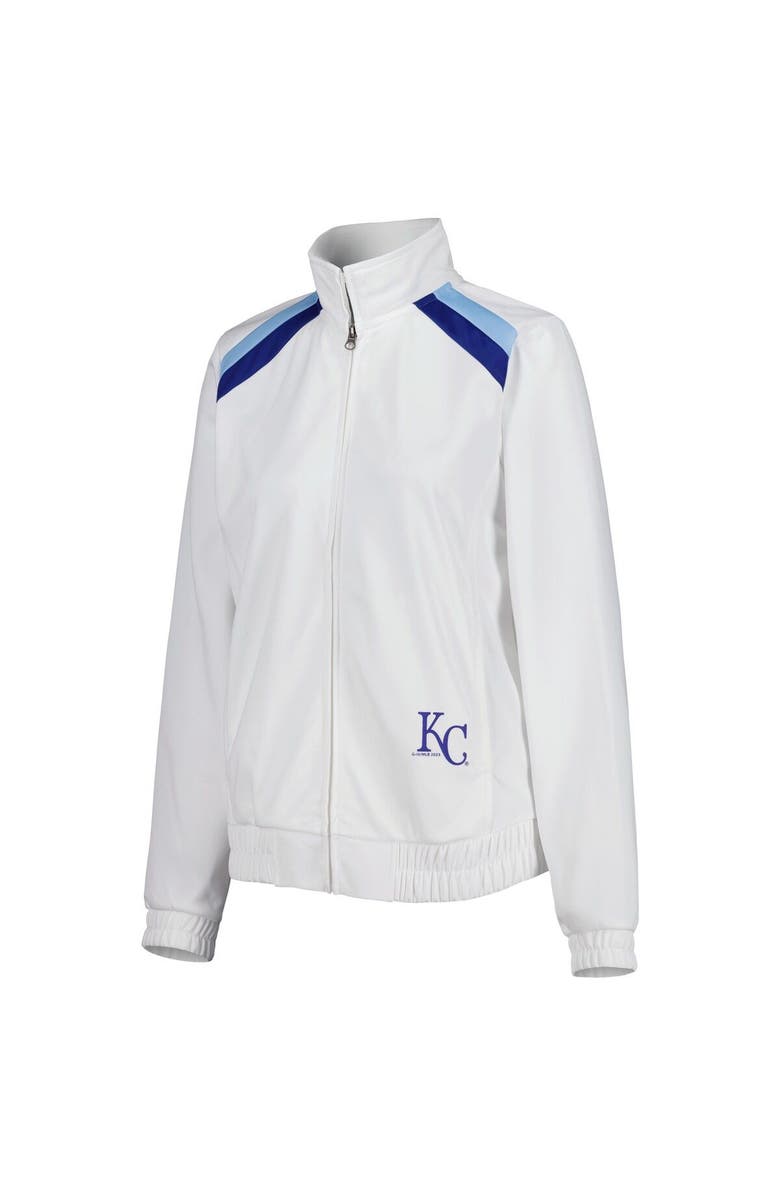 G-III 4HER BY CARL BANKS Women's G-III 4Her by Carl Banks White Kansas City Royals Red Flag Full-Zip Track Jacket, Alternate, color, White