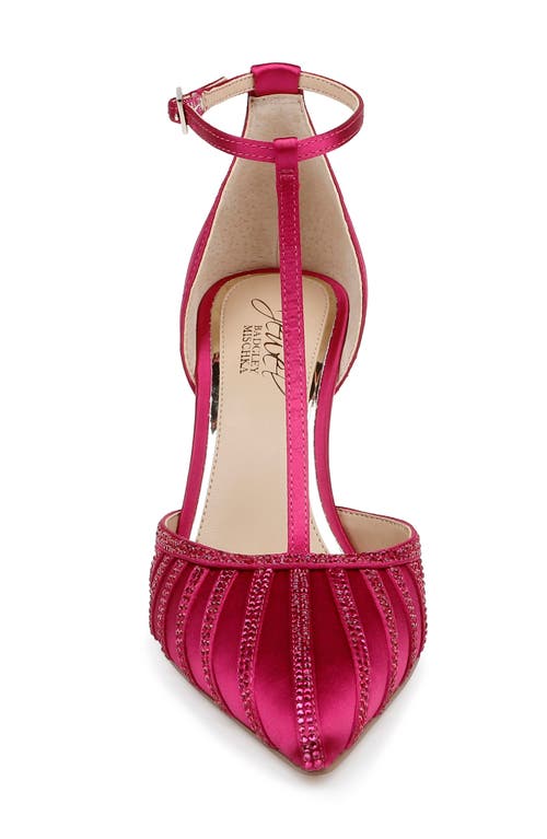 Jewel Badgley Mischka Faithlyn T-strap Pointed Toe Pump