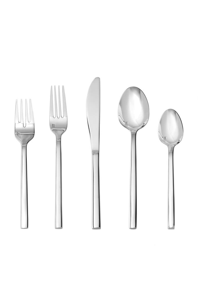 Fortessa Arezzo 20-Piece Place Setting, Main, color, Stainless Steel