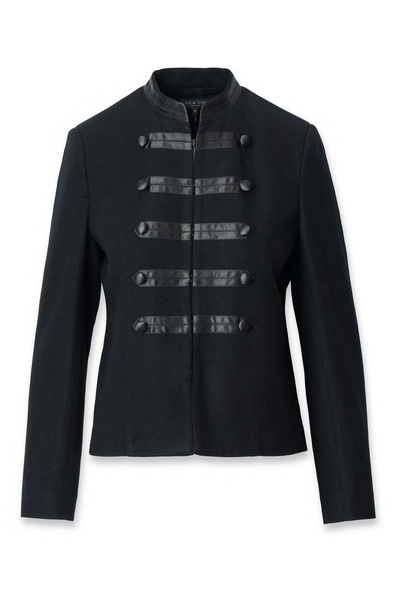 Mercer Regalia Wool Blazer, Alternate, color, BLACK