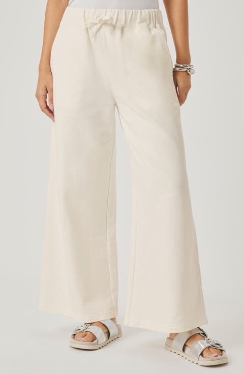 Greta Terry Crop Drawstring Pants
