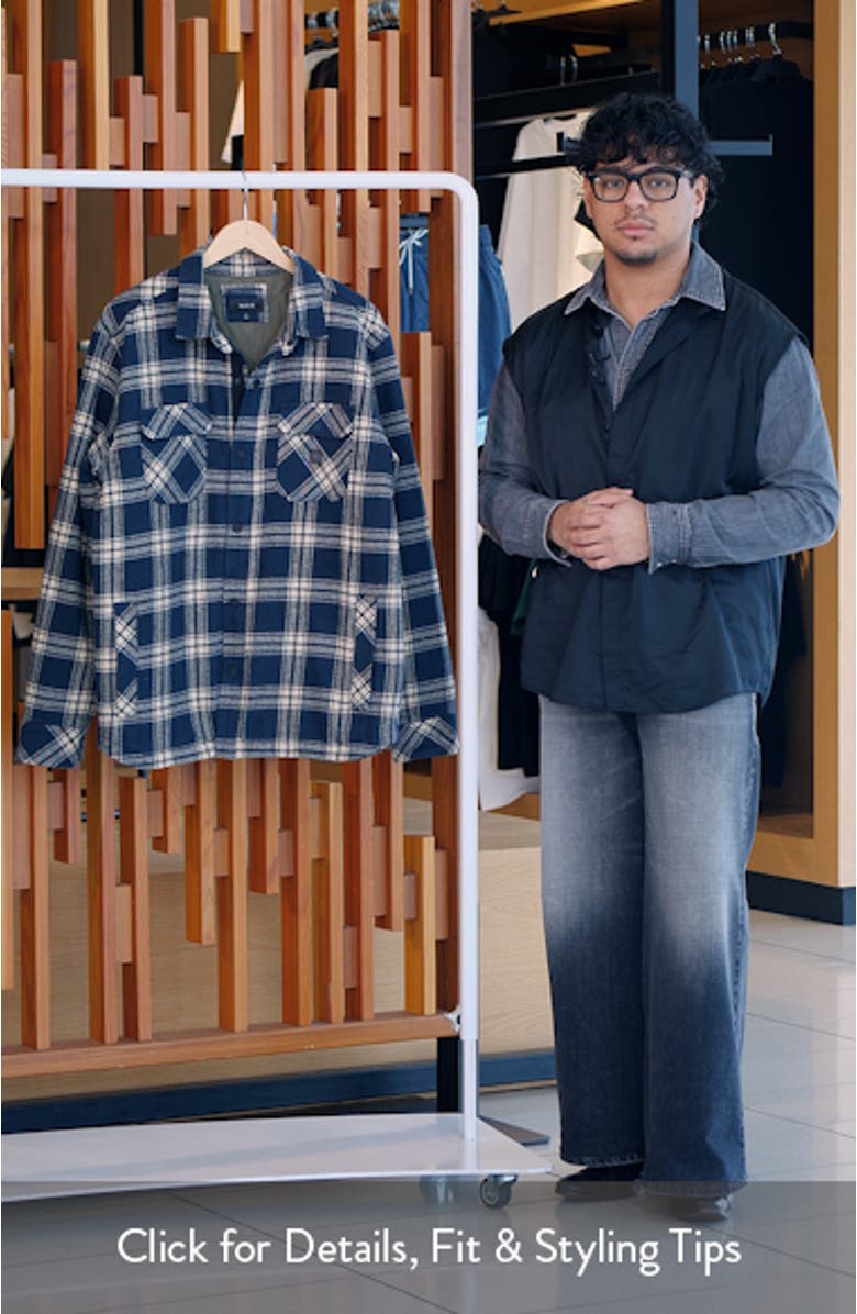 Backwoods Cotton Flannel Snap-Up Overshirt, sales video thumbnail