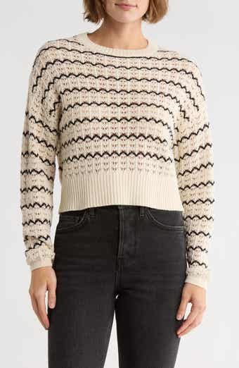 RD Style Stripe Open Stitch Sweater