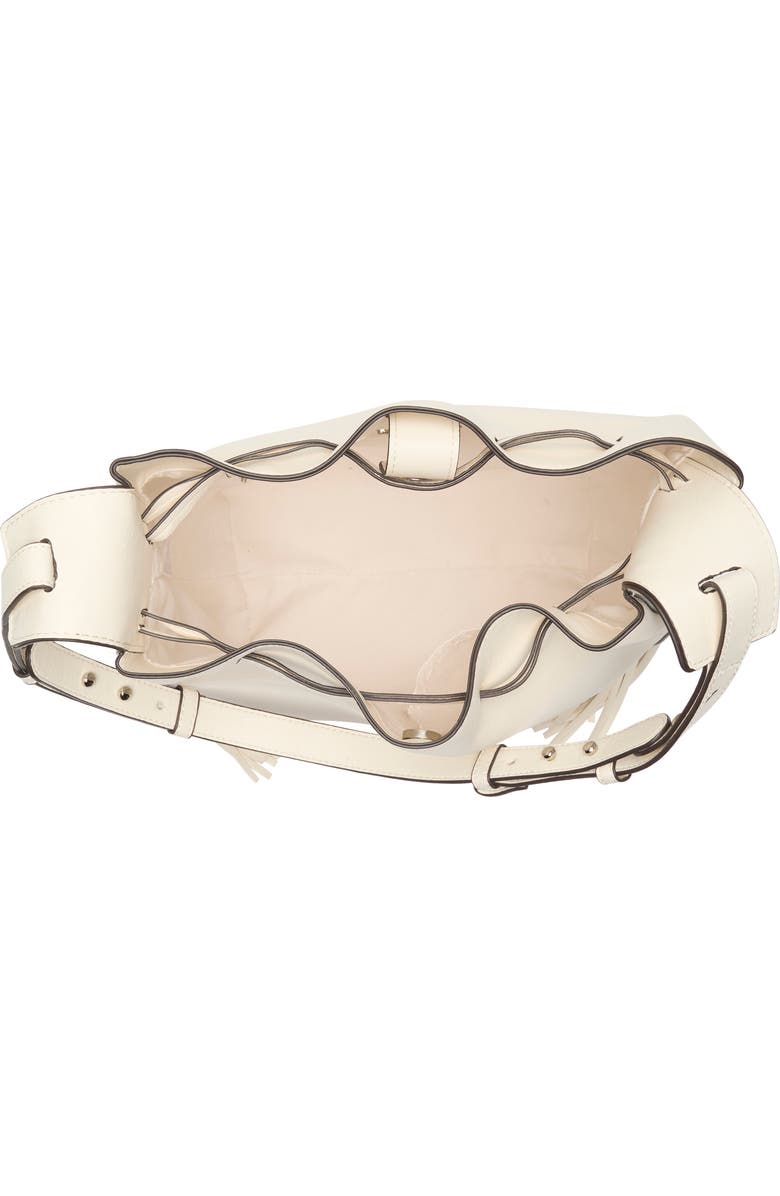 Steve Madden Suri Faux Leather Bucket Bag, Alternate, color, Ivory