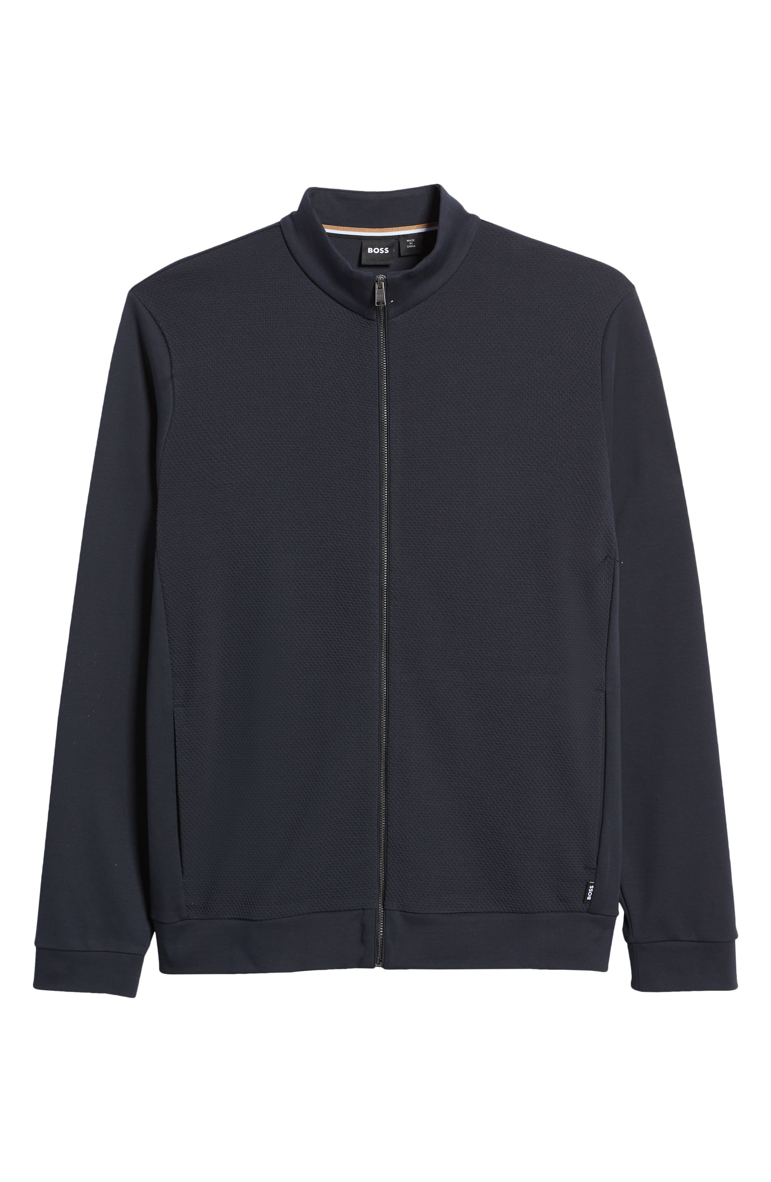 BOSS Skiles Cotton Zip-Up Jacket (Men) | Nordstromrack