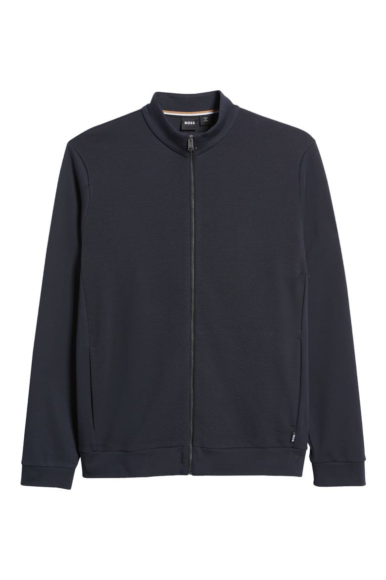 Skiles Cotton Zip-Up Jacket, Alternate, color, DK BU