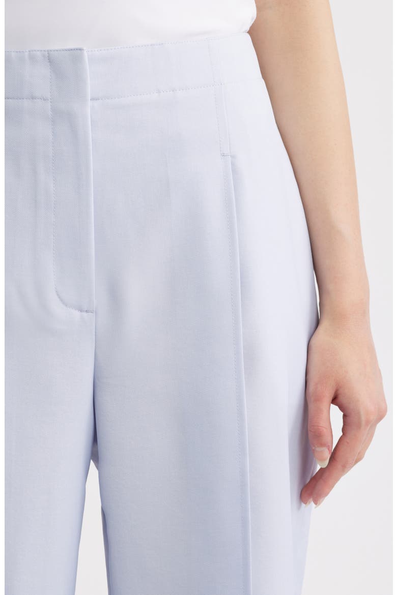 Pleated High Waist Wide Leg Pants, Alternate, color, CORNFLOWER - G2M