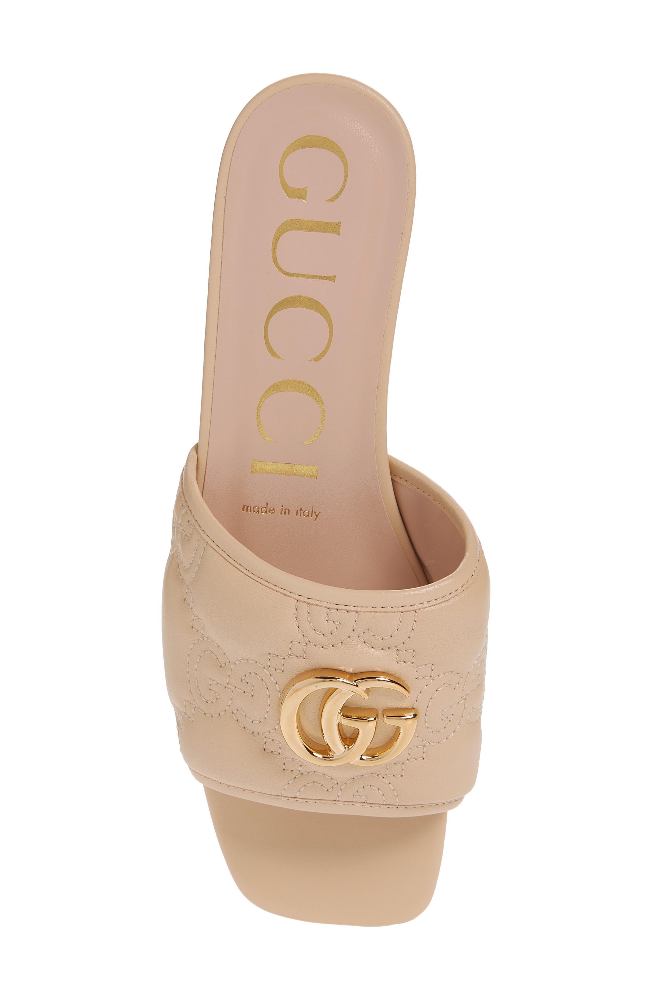 Gucci Jolie GG Matelassé Slide Sandal, Alternate, color, 