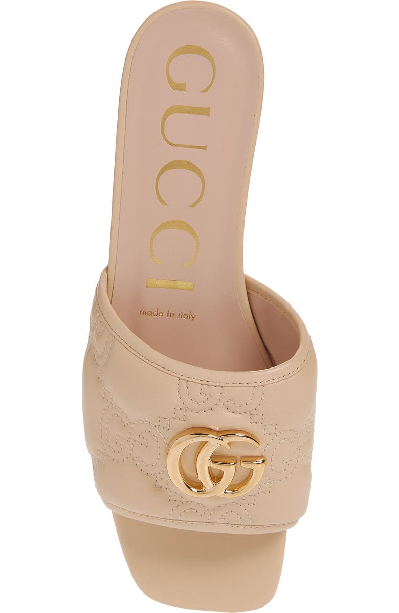 Gucci Jolie GG Matelassé Slide Sandal, Alternate, color,