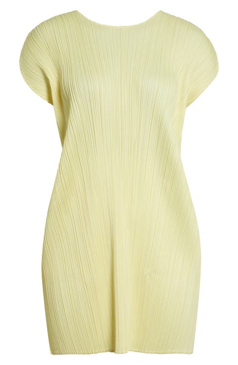 Monthly Colors July Pleated Dress