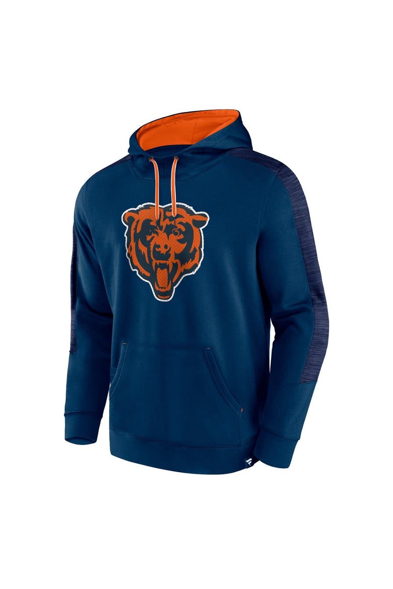 Men's Fanatics Branded Navy Chicago Bears Defender Evo Pullover Hoodie, Alternate, color, Navy