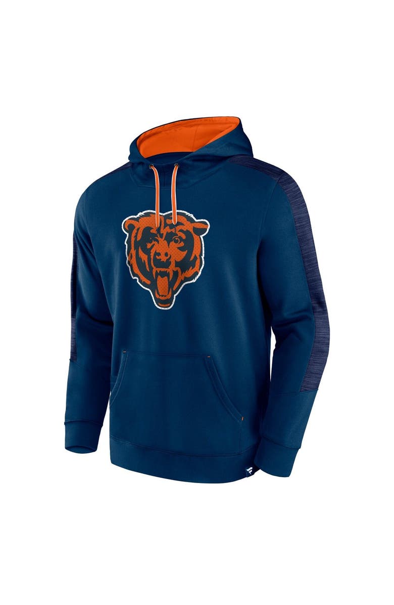 FANATICS Men's Fanatics Branded Navy Chicago Bears Defender Evo Pullover Hoodie, Alternate, color, Navy