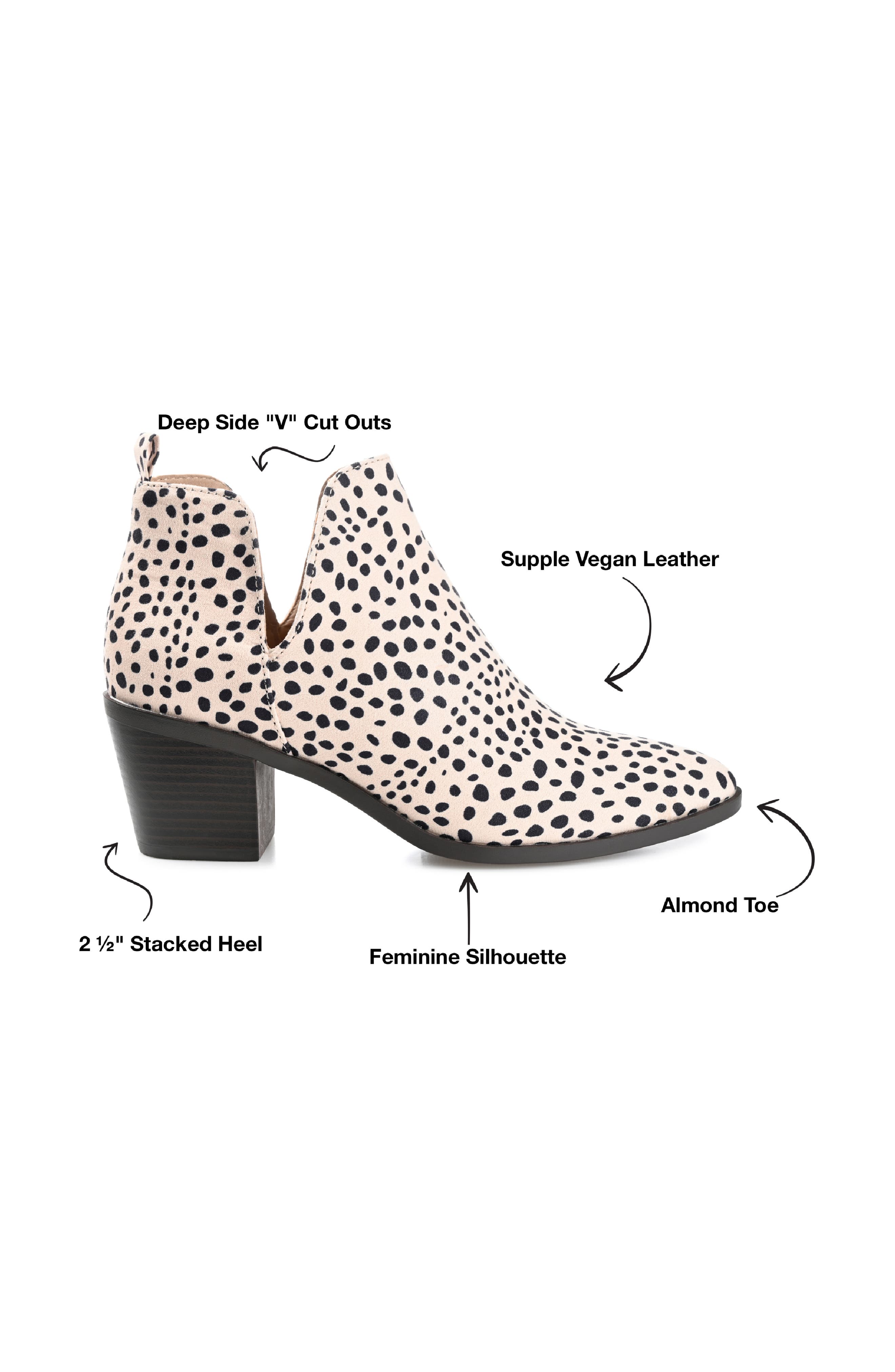 JOURNEE Lola Patterned Ankle Bootie, Alternate, color, ANIMAL