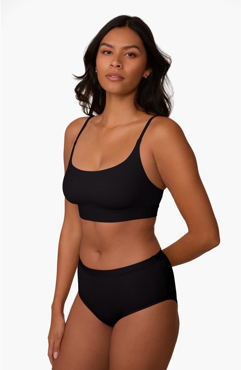 Harper Wilde Bliss Scoop Bralette, Alternate, color, Black