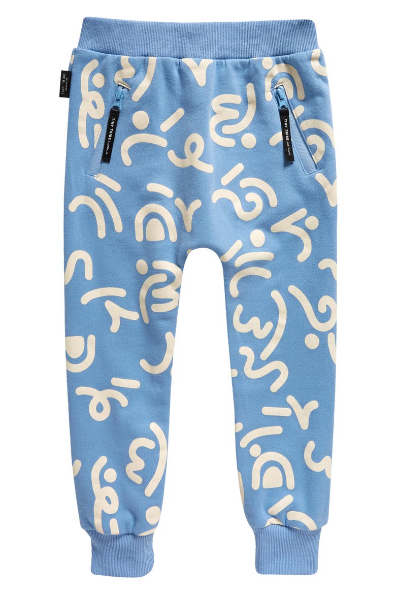 Kids' Wiggle Jogger Sweatpants, Main, color, CORNFLOWER BLUE