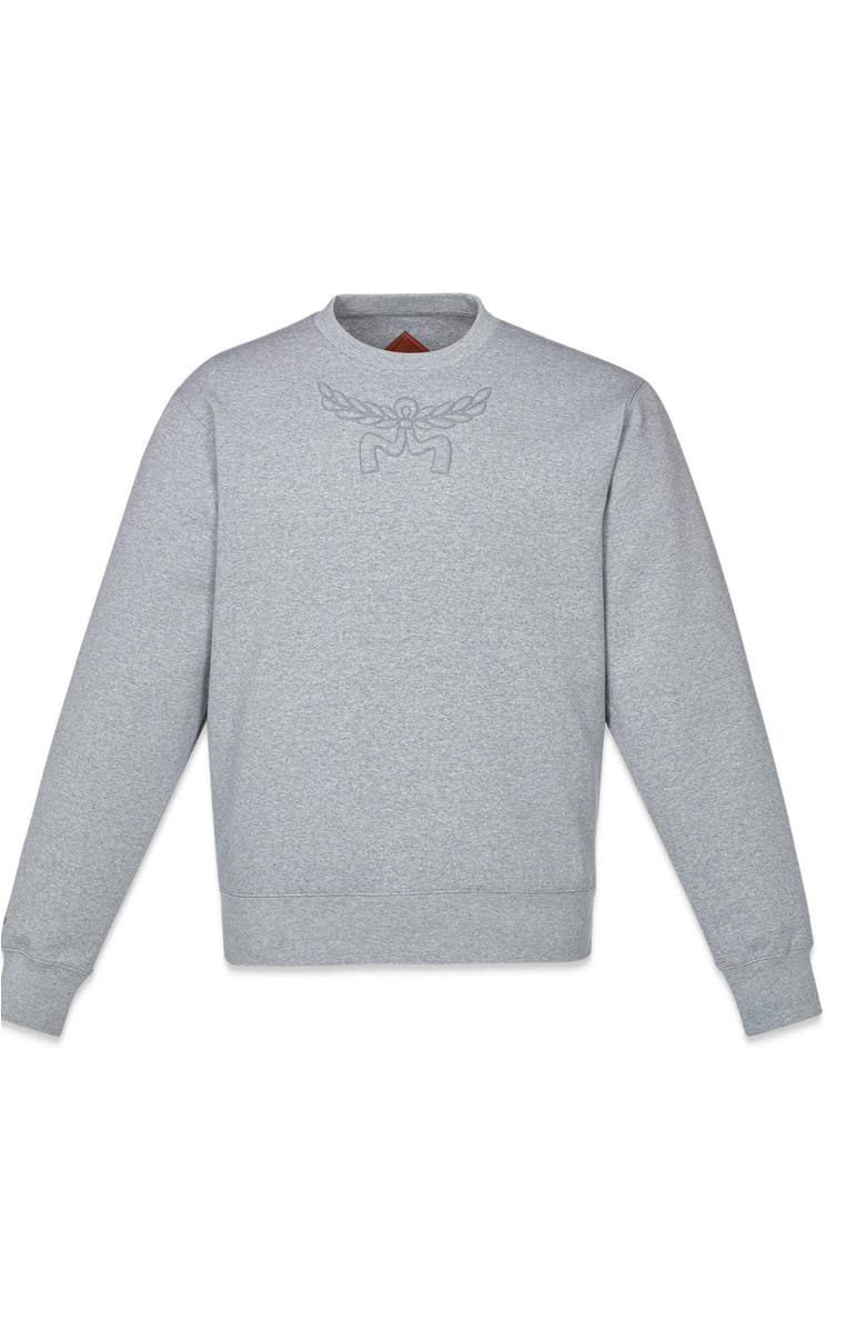 MCM Laurel Logo Ponte Sweatshirt, Alternate, color, 