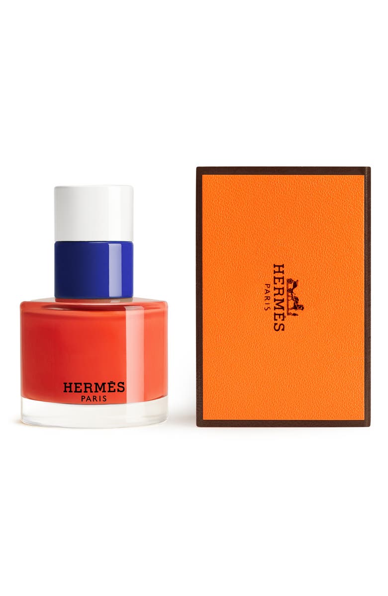 Hermès Les Mains Hermès - Nail Enamel in Orange Tonique, Alternate, color, 