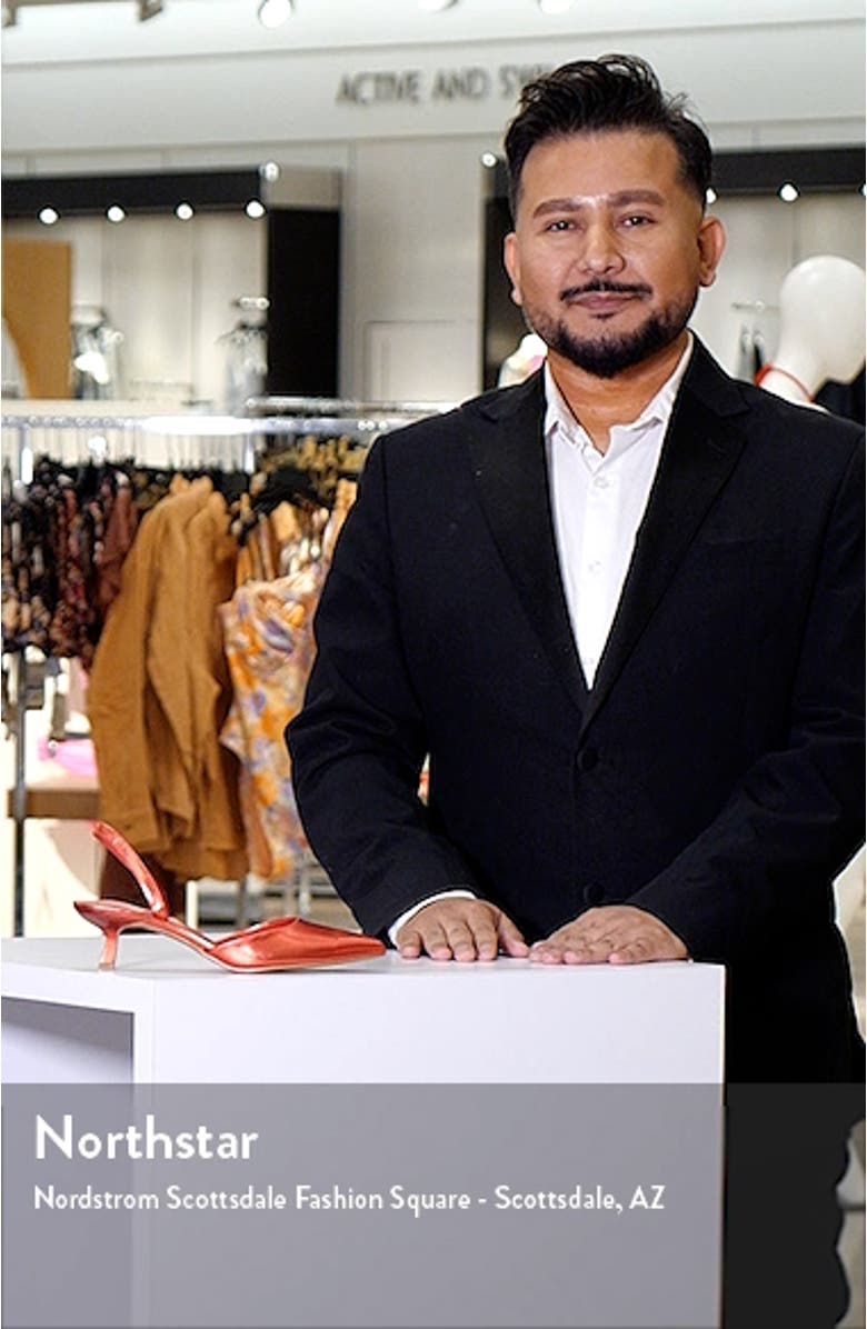 Cammie Kitten Heel Slingback Pump, sales video thumbnail