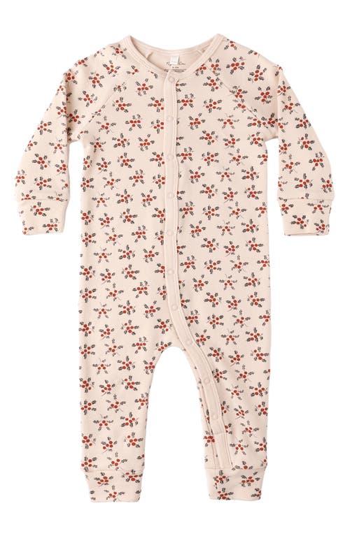 Rylee + Cru Holly Berry Fitted Pajamas In Multi