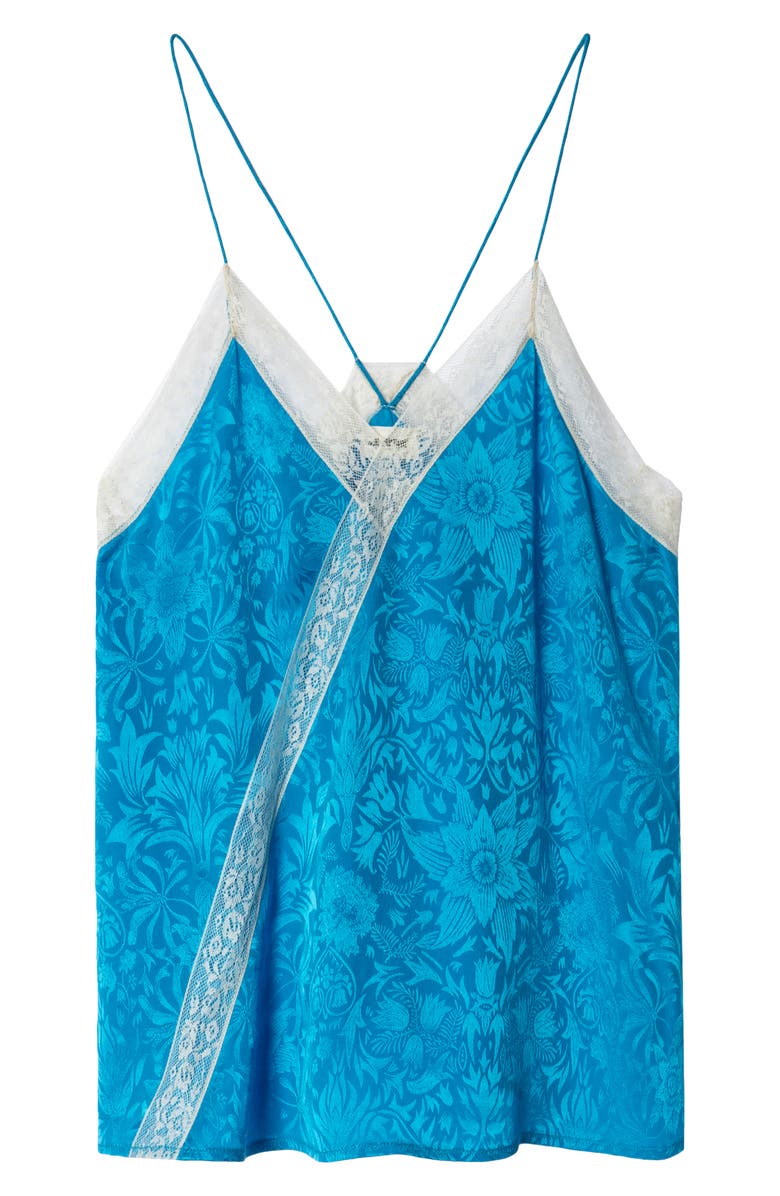 Zadig & Voltaire Cora Silk Jacquard Camisole, Alternate, color, 