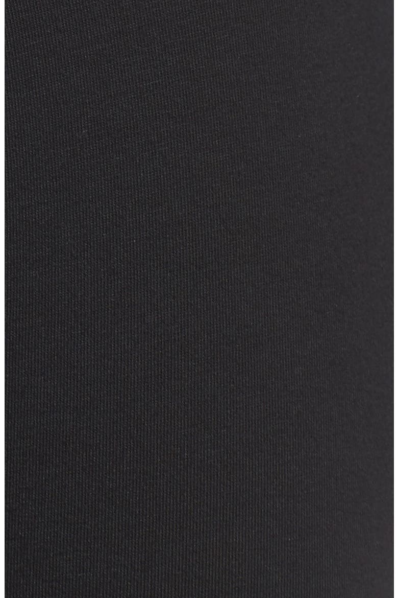 Fleur-de-lis High Waist Leggings, Alternate, color, BLACK