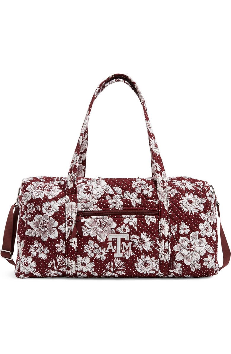 VERA BRADLEY Texas A&M Aggies Rain Garden Large Travel Duffel Bag, Main, color,