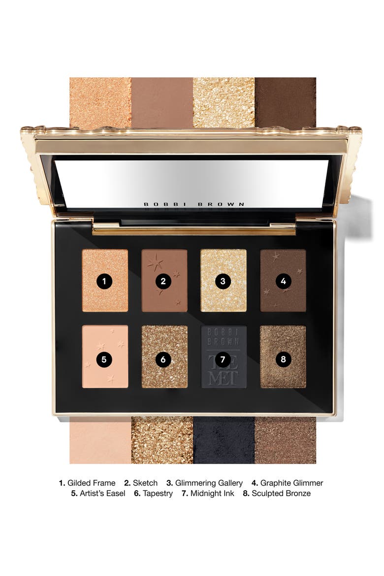 'Bobbi Brown x The Met 8-Well Eyeshadow Palette, Alternate, color, BRONZE