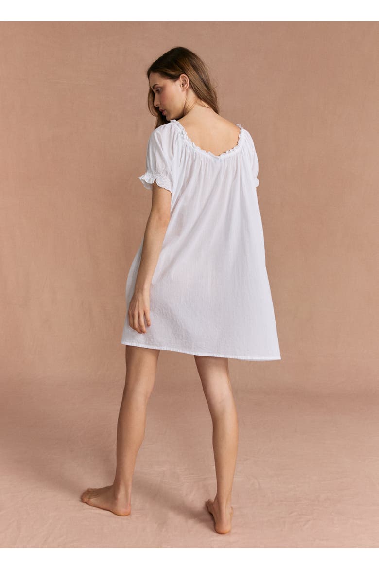 Clover Nightdress, Alternate, color, White