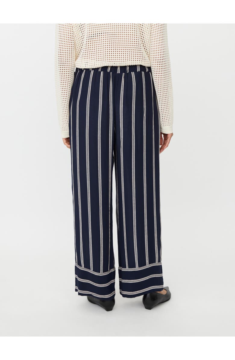 Masai Copenhagen MaPattys Striped Wide Leg Trousers, Alternate, color, Navy Blazer