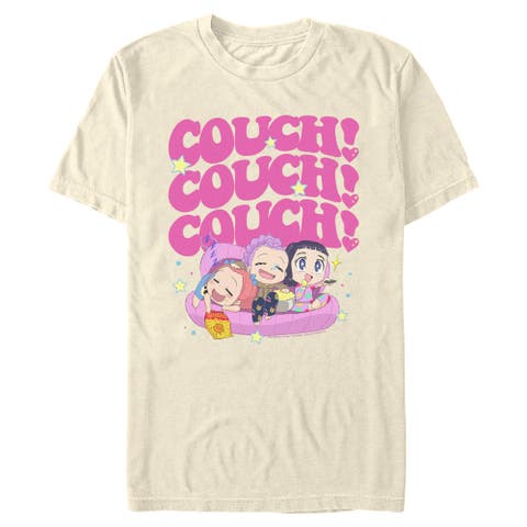 Men's Cute Friendship Couch Time Short Sleeve Graphic T-shirt