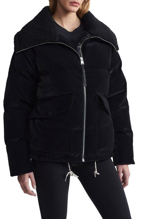 Women's Faux Suede Puffer Jackets & Down Coats | Nordstrom