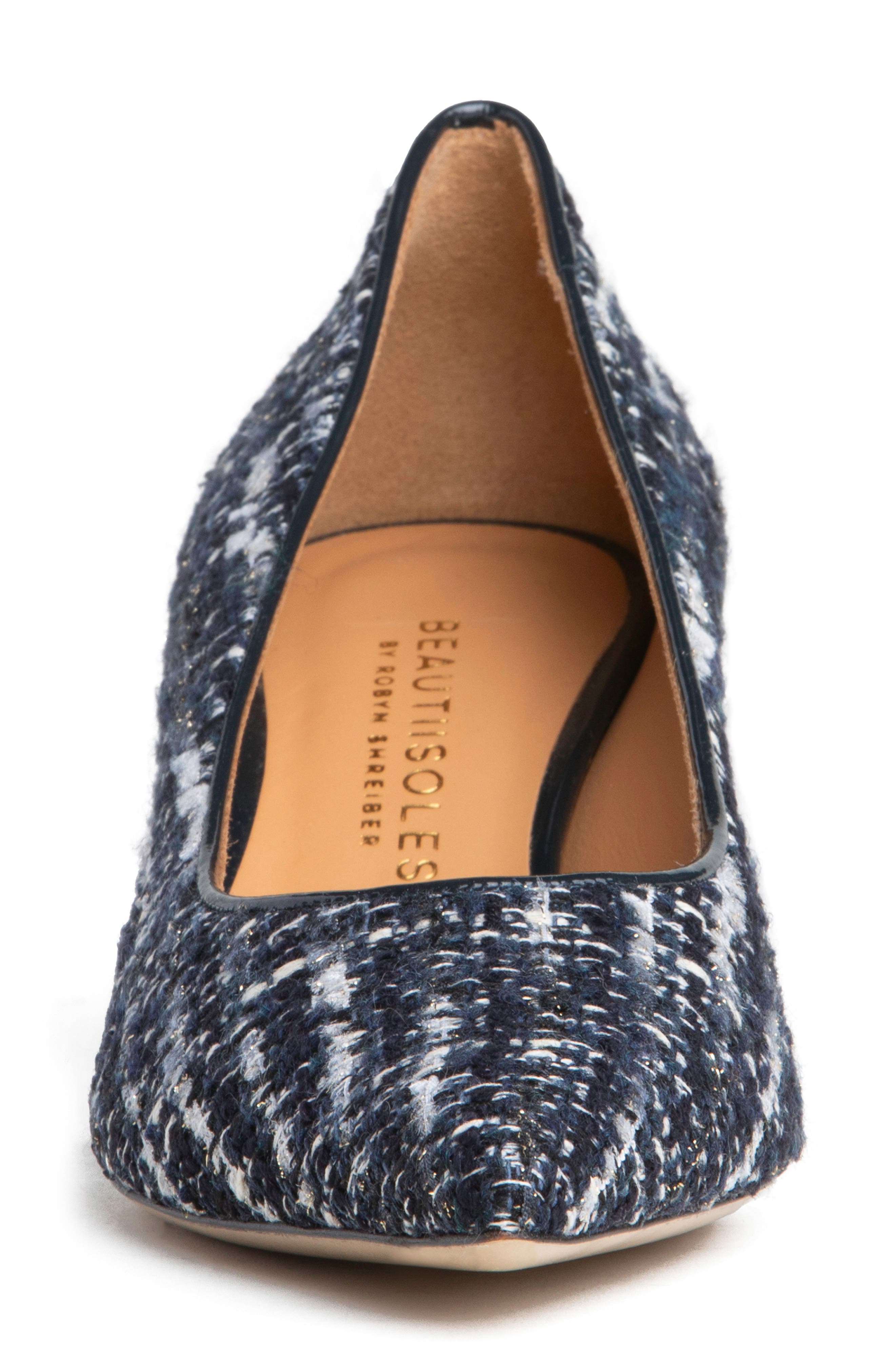 Corina Pointed Toe Pump, Alternate, color, NAVY