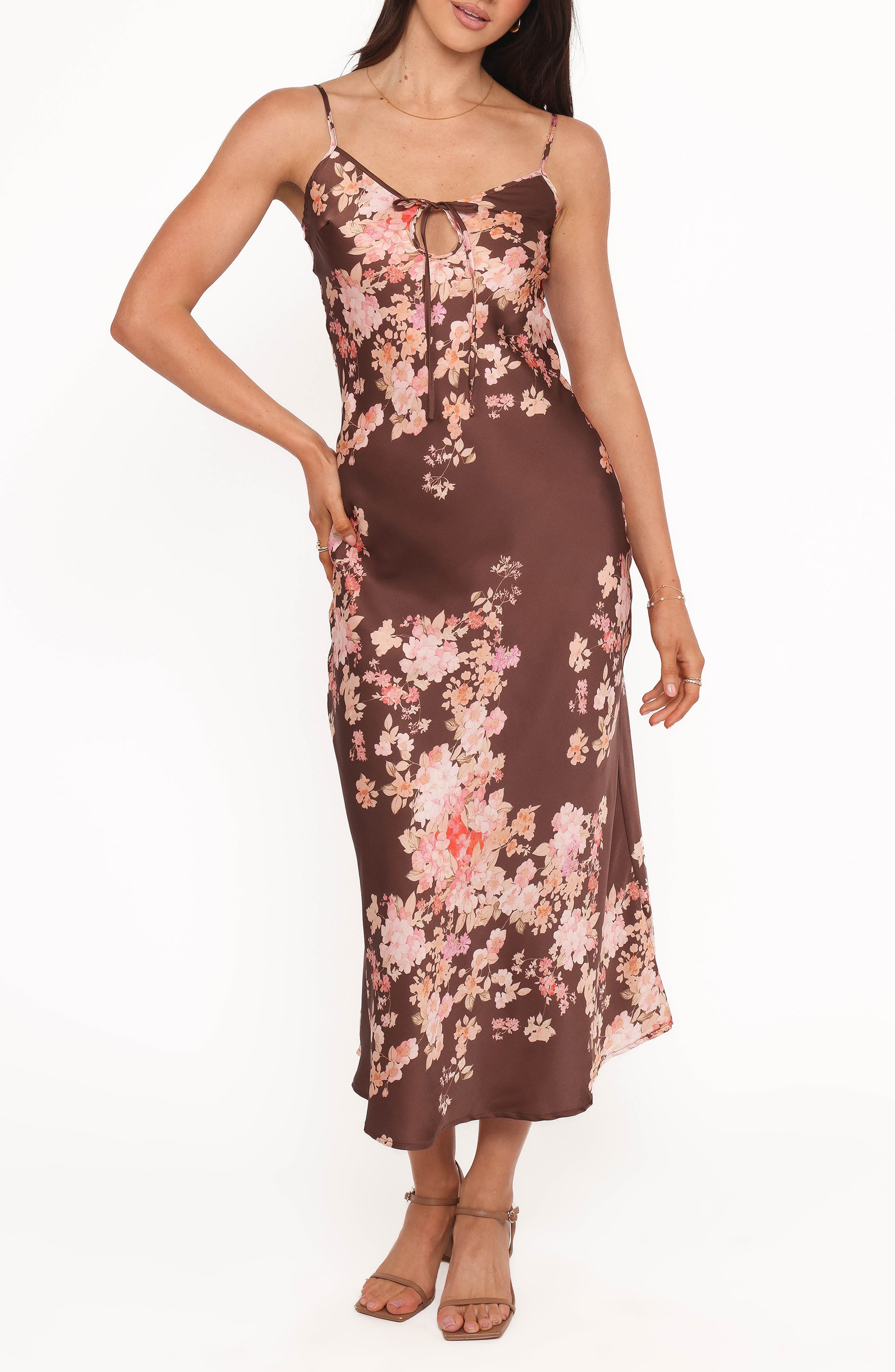 selected BROWN FLORAL