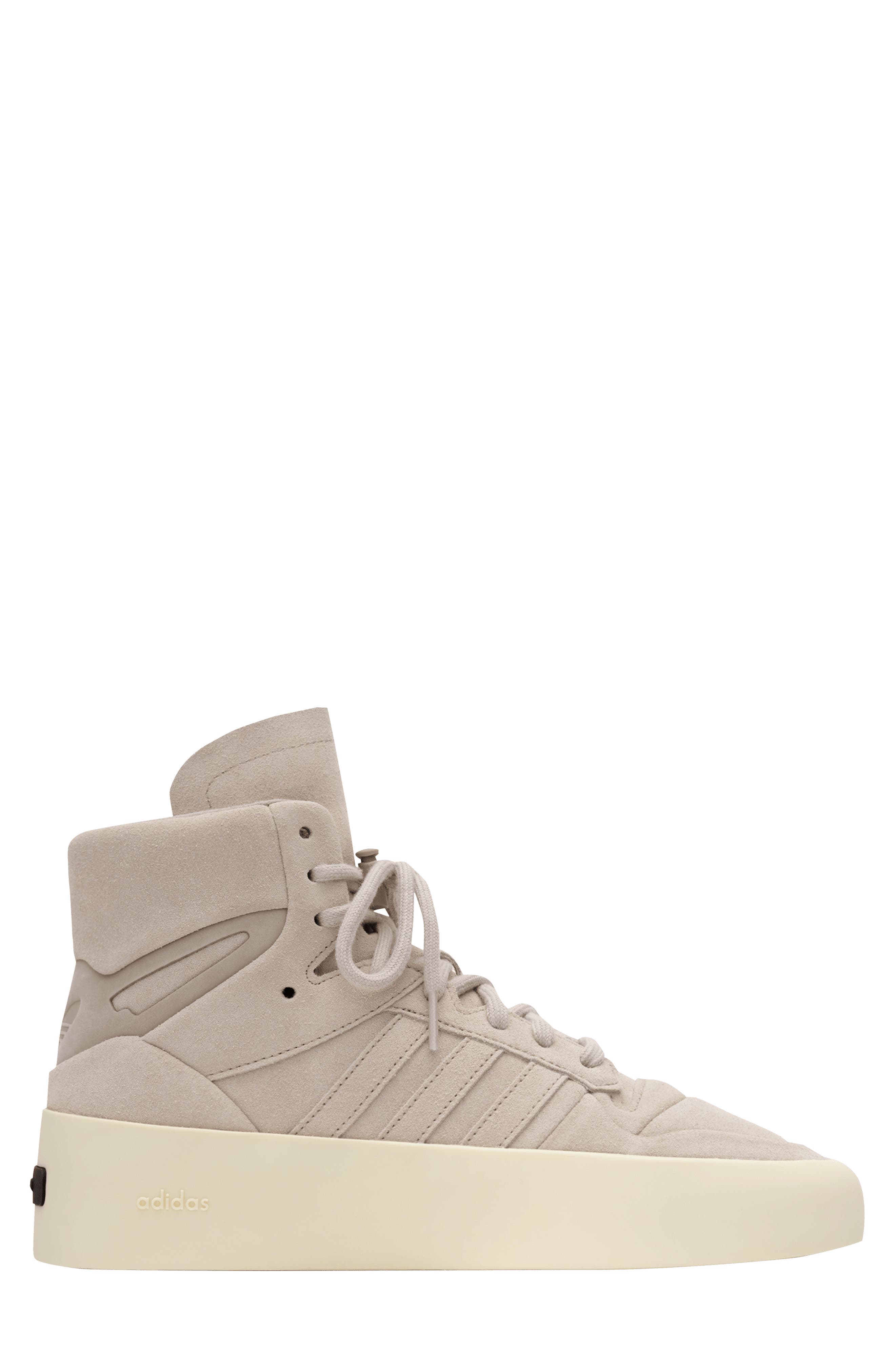 adidas x Fear of God Athletics '86 High Top Sneaker, Alternate, color, Sesame/ Sesame/ Sesame