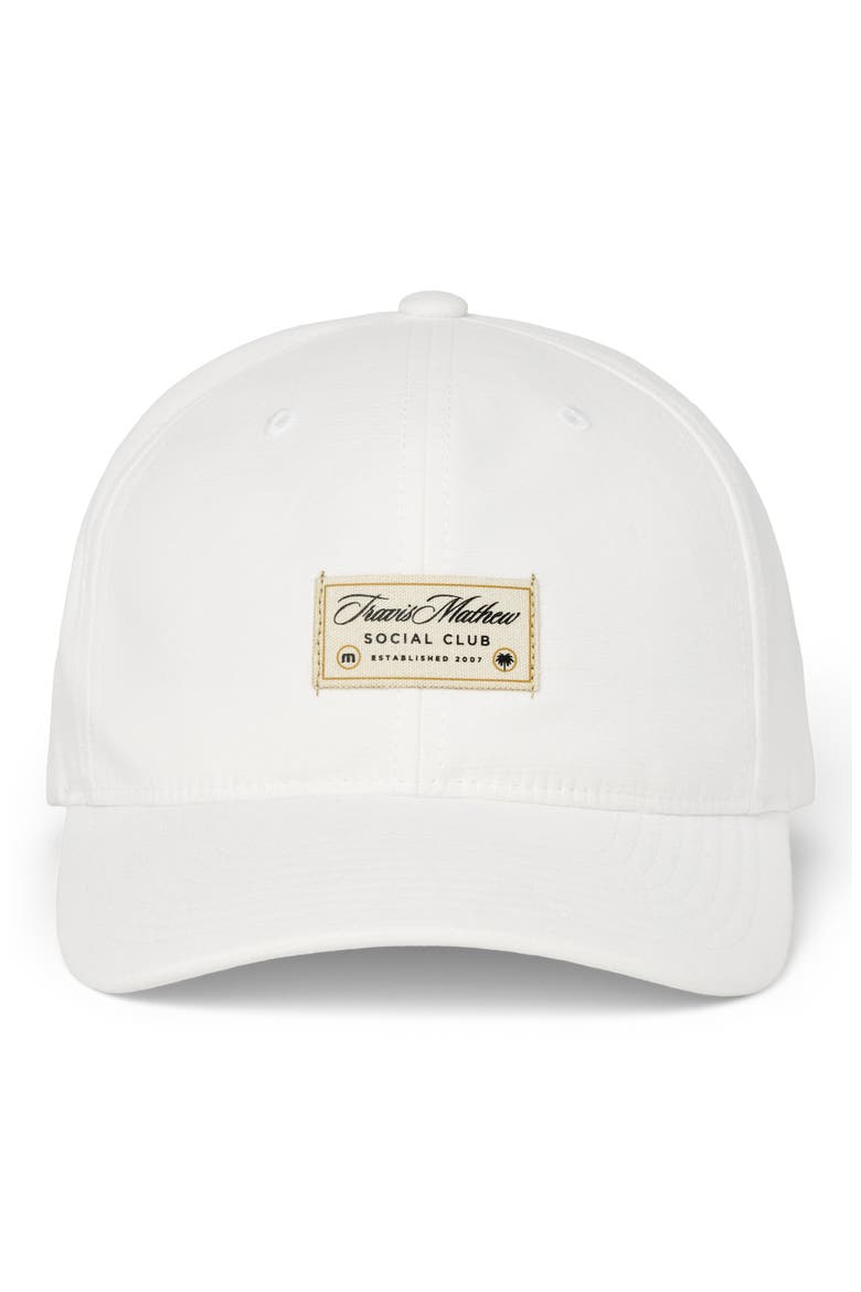 Social Club Snapback Baseball Cap, Alternate, color, WHITE