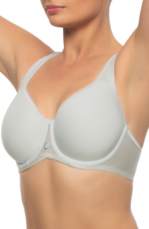 Felina Celestial Full Coverage Underwire Bra In Gray Ice