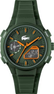 Lacoste LC33 Silicone Strap Watch, 45mm