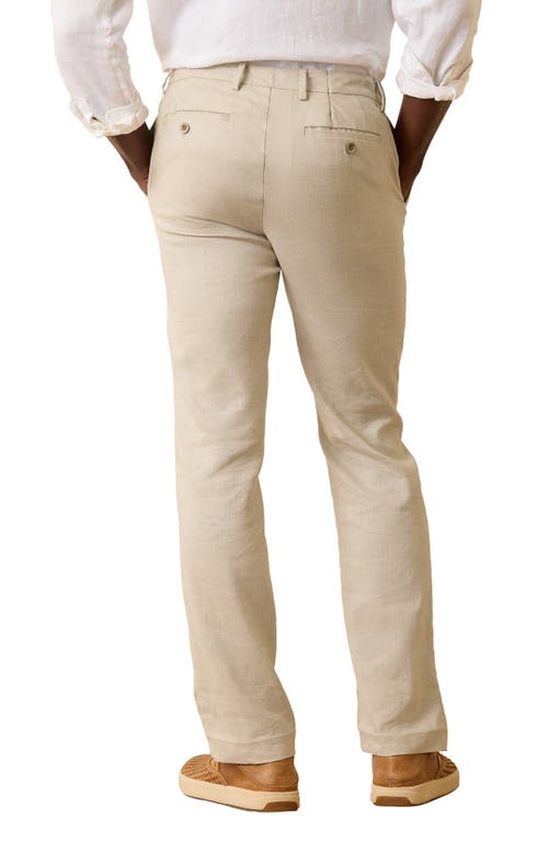 Tommy Bahama Latigo Beach Flat Front Linen Blend Pants