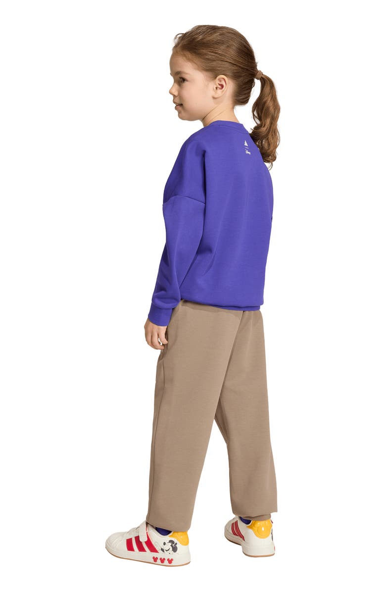 adidas Originals x Disney Kids' Mickey Mouse Sweatshirt & Joggers Set, Alternate, color, Pure Purple/ Off White
