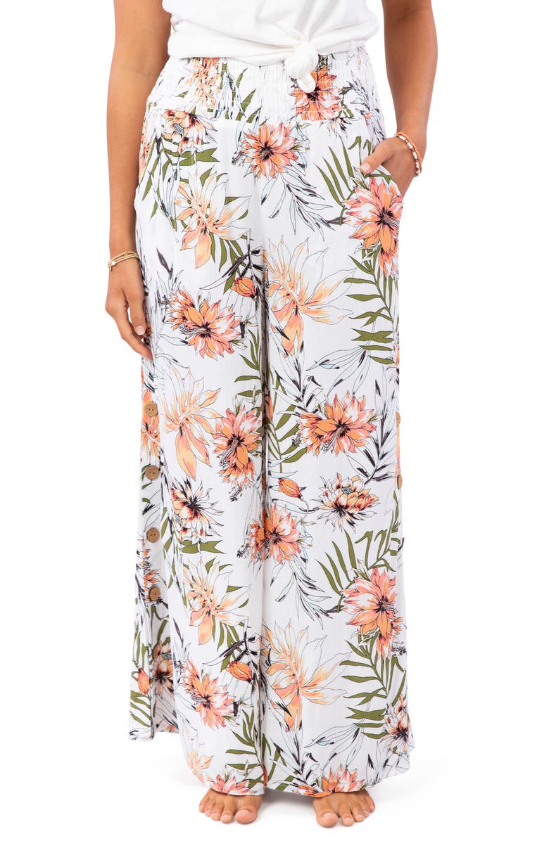 Rip Curl Playa Blanca Wide Leg Pants, Main, color, 