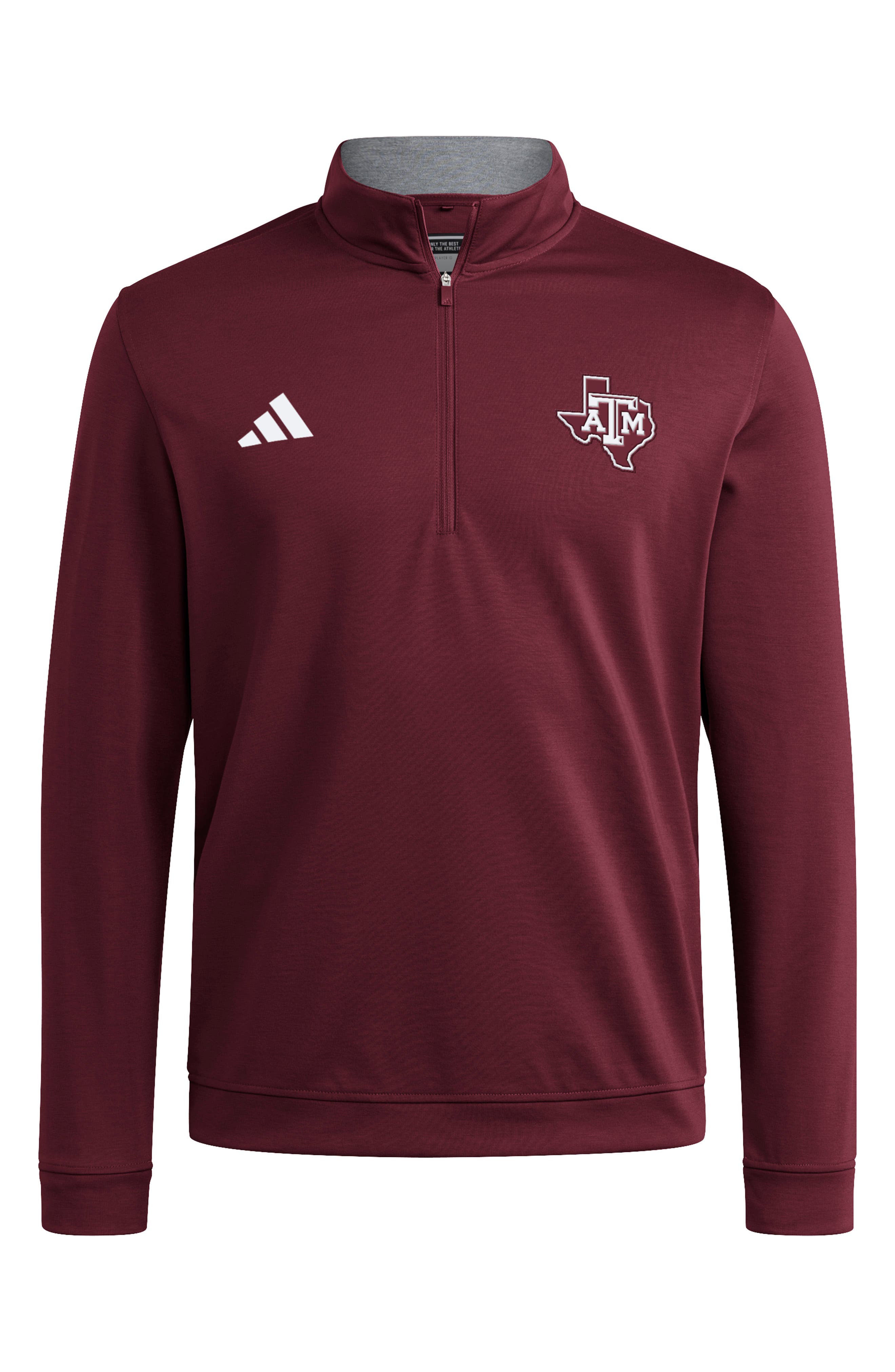adidas Golf Texas A&M Aggies Quarter Zip Pullover