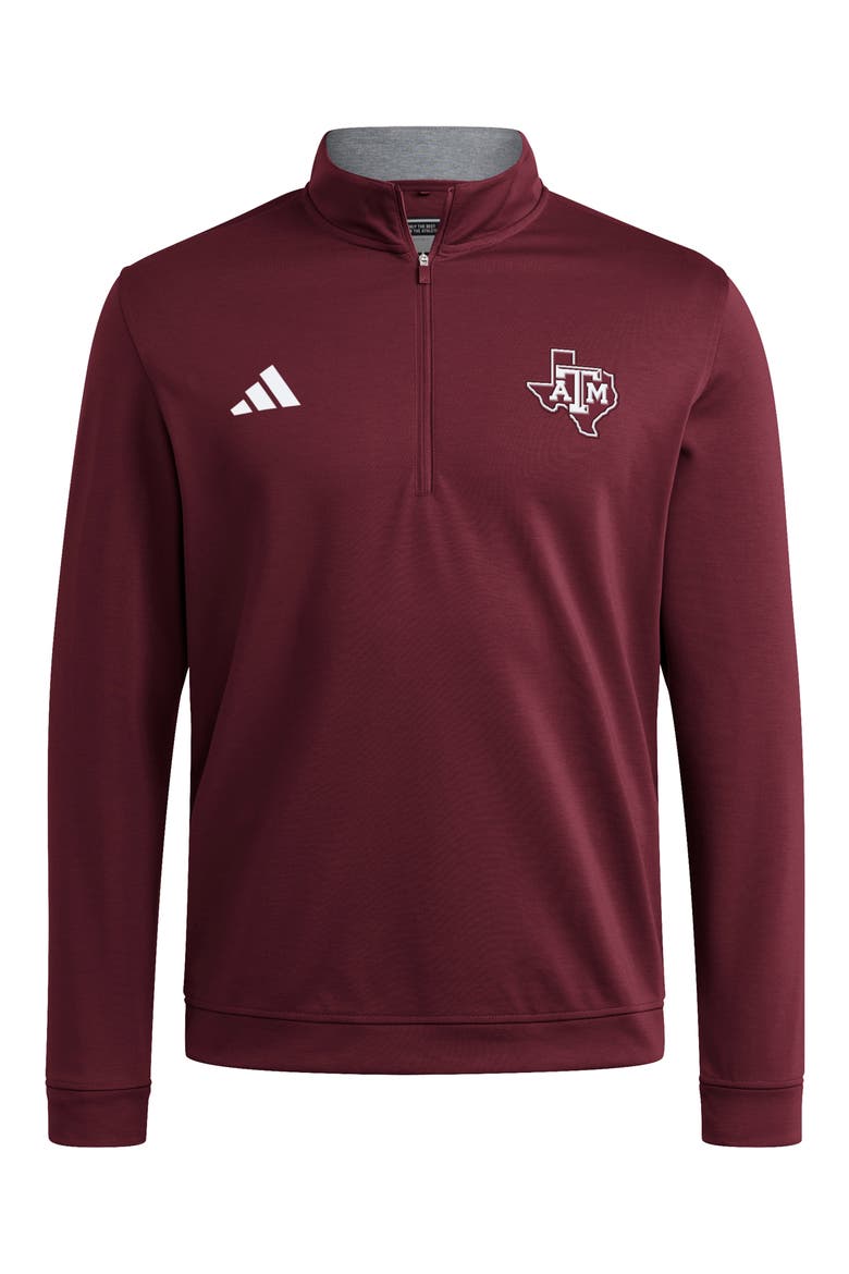 Texas A&M Aggies Quarter Zip Pullover, Main, color, TEAM MAROON/ WHITE