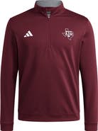 adidas Golf Texas A&M Aggies Quarter Zip Pullover
