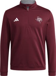 adidas Golf Texas A&M Aggies Quarter Zip Pullover