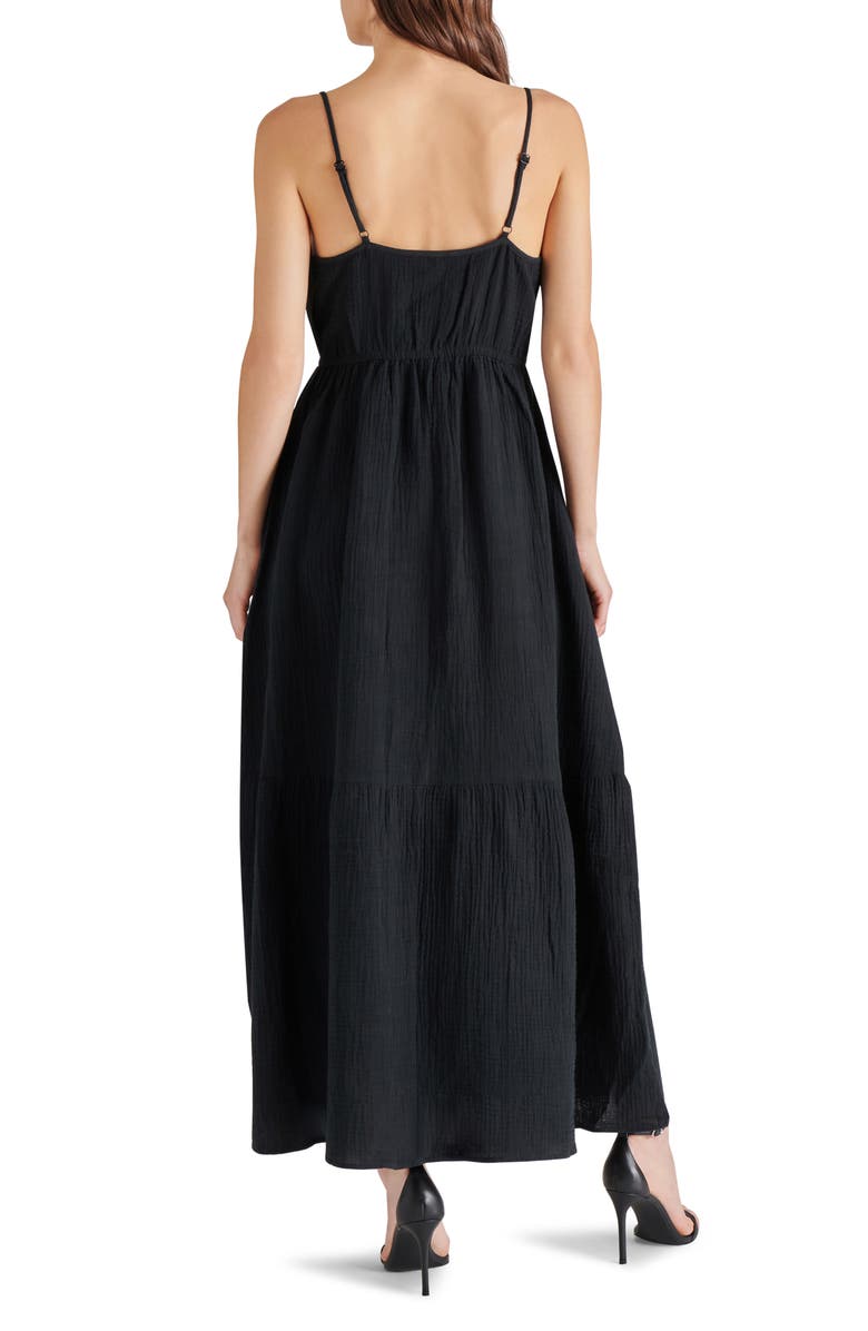 Steve Madden Been So Long Cotton Gauze Maxi Dress, Alternate, color, 