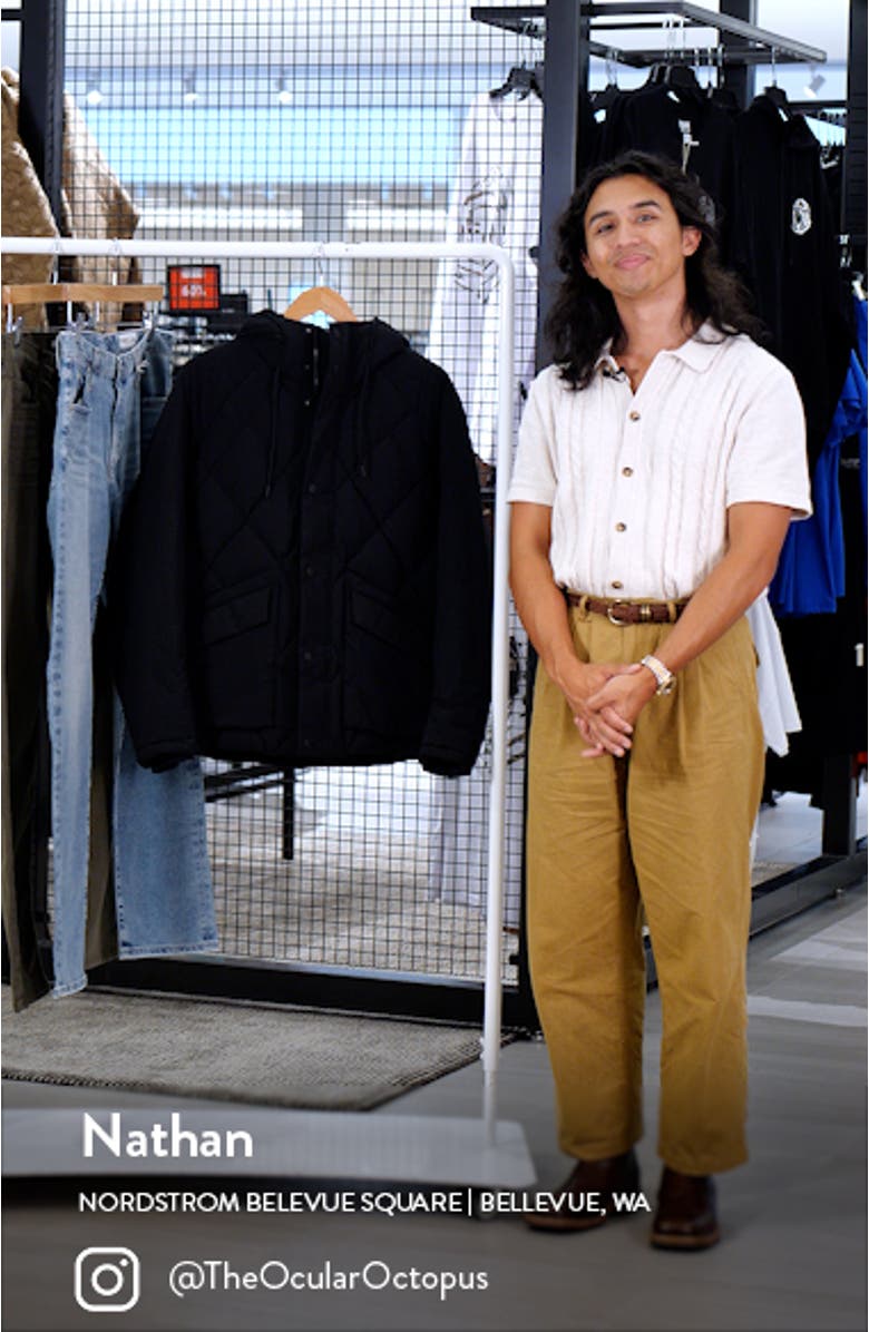 Cixus Quilted Hooded Down Coat, sales video thumbnail