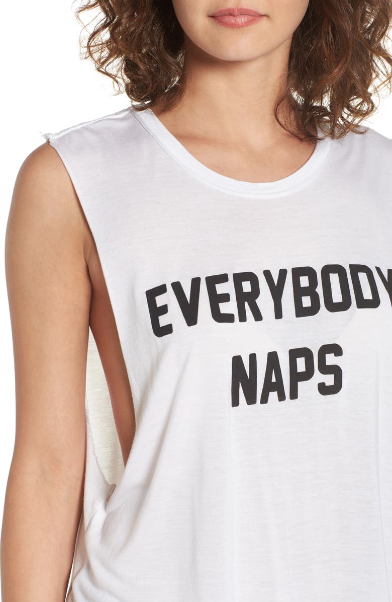PST by Project Social T Everybody Naps Muscle Tee, Alternate, color, 