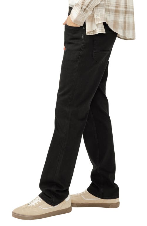 Silver Jeans Co. Grayson Classic Straight Leg Jeans In Black