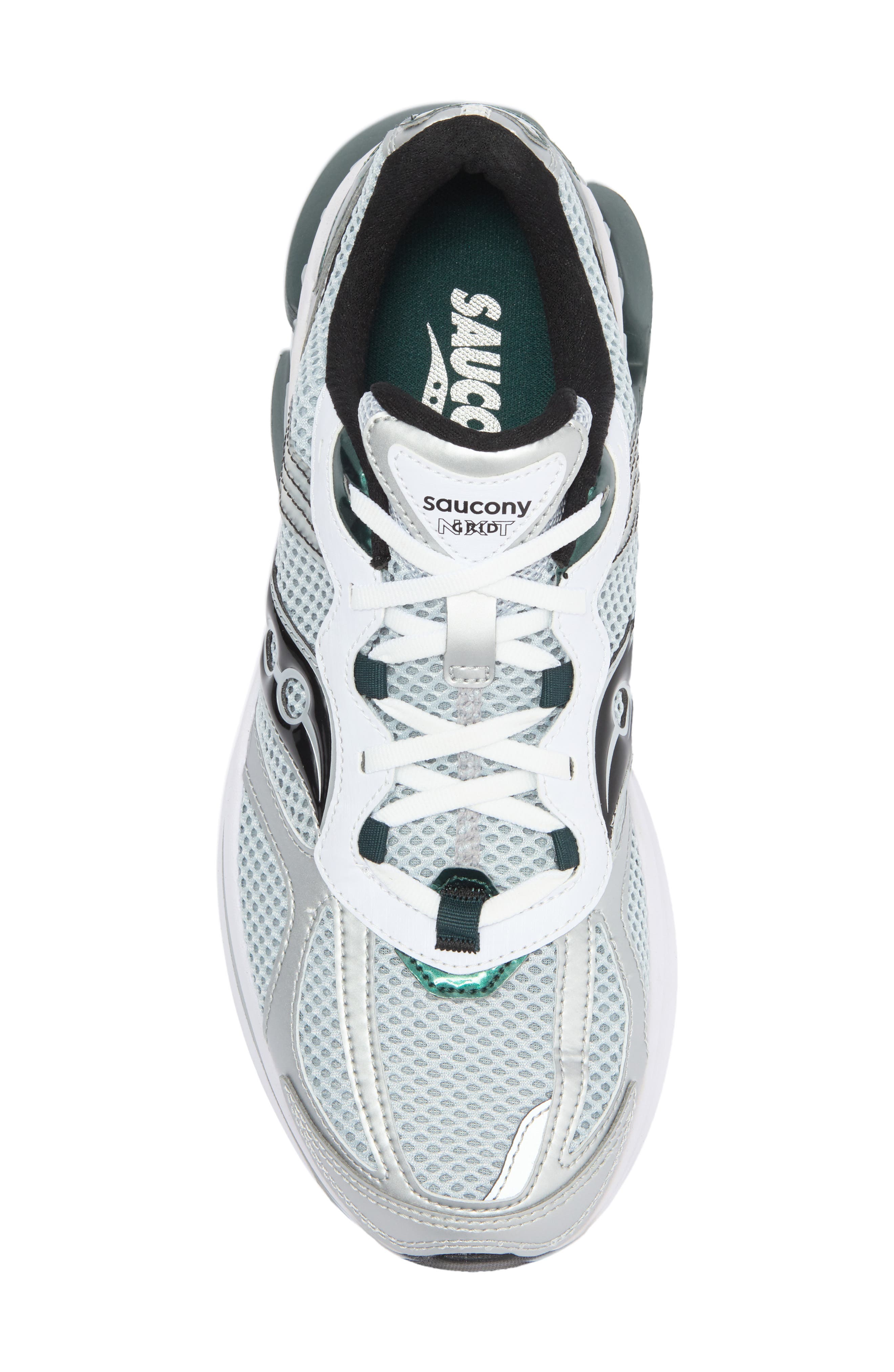 Saucony GRID NXT Sneaker, Alternate, color, Silver/ Green
